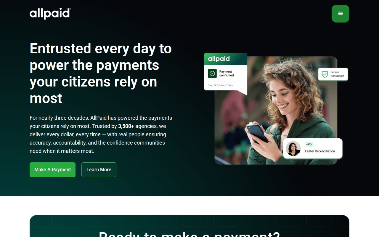 County-directed AllPaid interface used for Menominee court payments